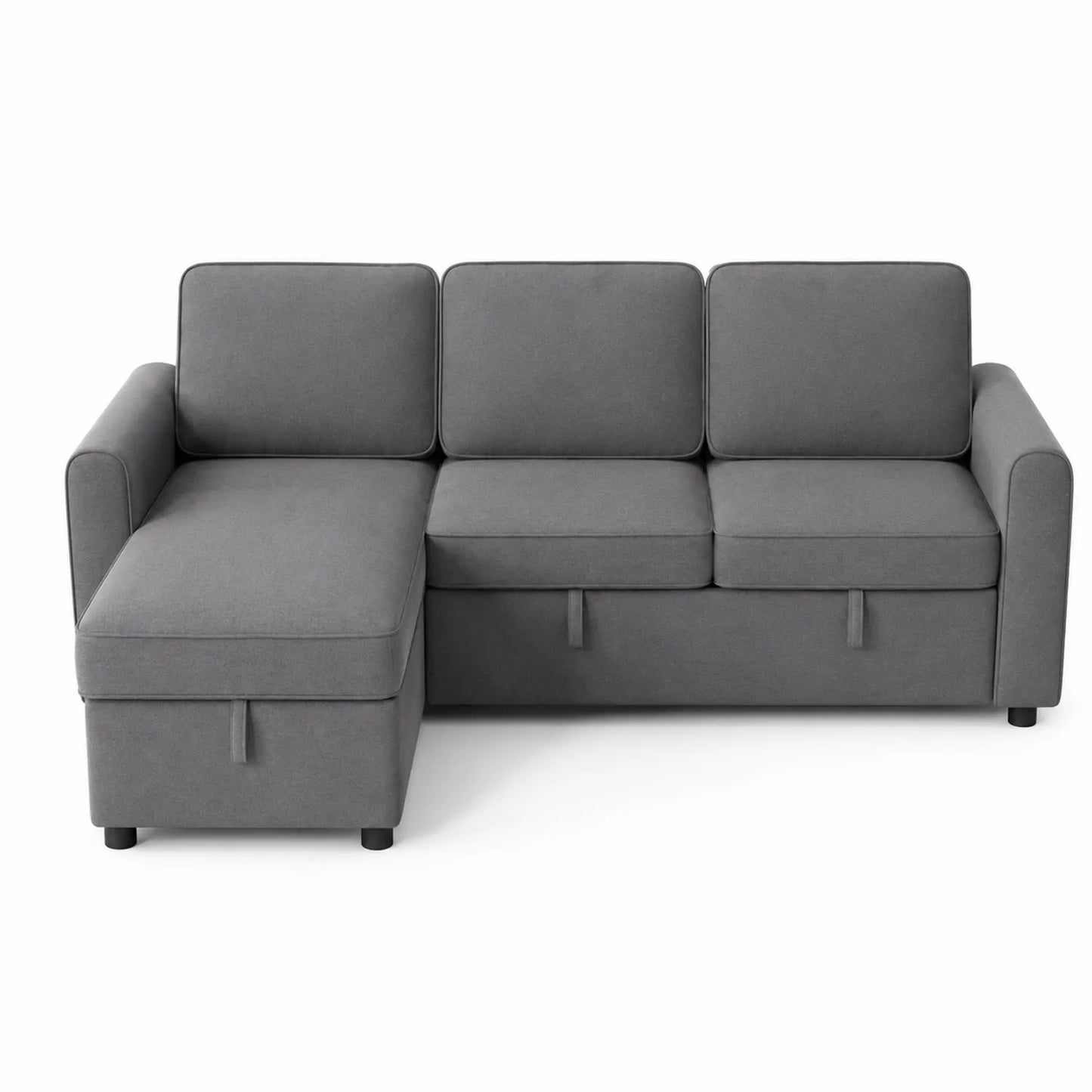 Sofá Seccional en Forma de L con Chaise Longue y Almacenamiento