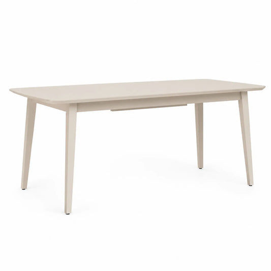 Mesa de comedor de madera Beige 180x90x75 cm