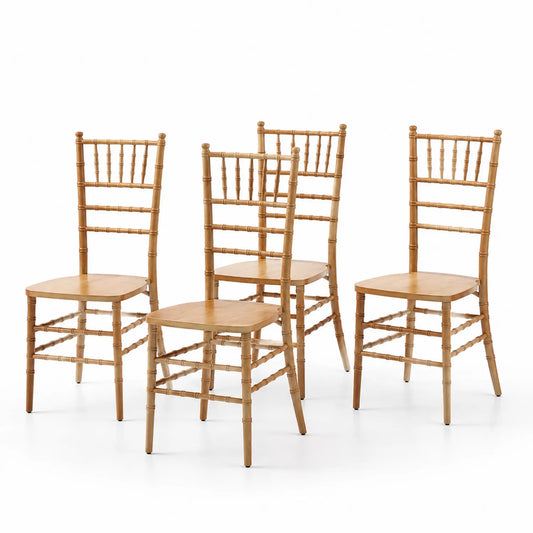Conjunto de 4 sillas de madera de haya
