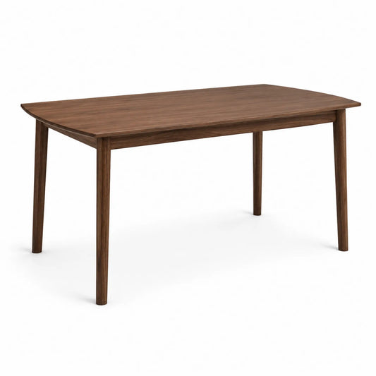 Mesa de madera de nogal 150x80x75 cm